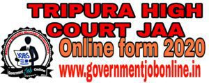 Tripura HC JAA Online Form