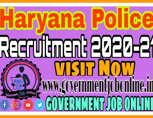 Haryana Police Constable Recruitment 2020-21