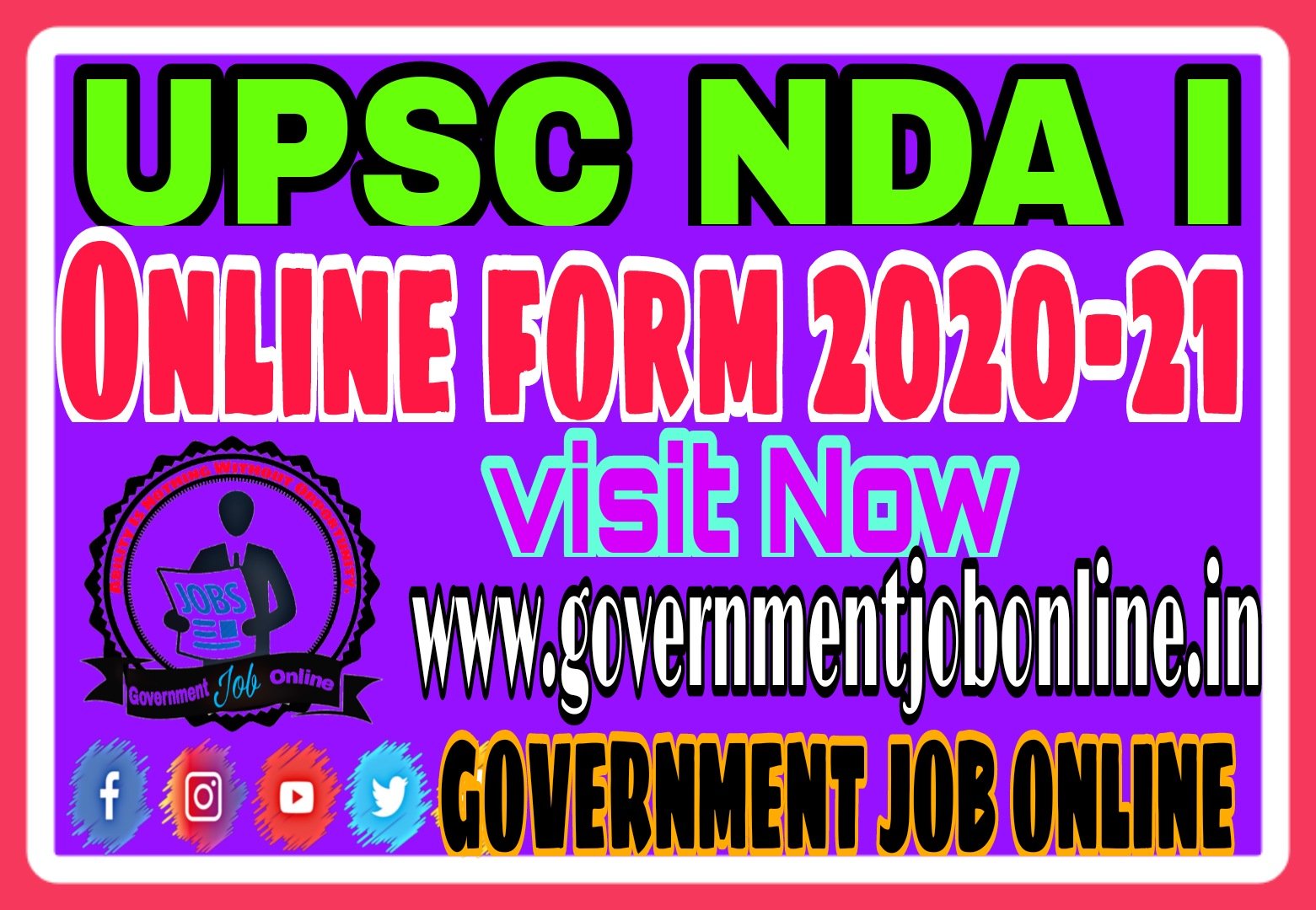 UPSC NDA 1 Online Form 2021, UPSC NDA II Online Form 2021, UPSC NDA I 2022 Online Form