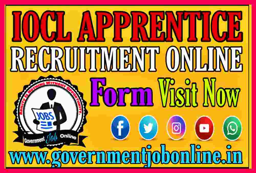 IOCL Apprentice 2022 Online Form