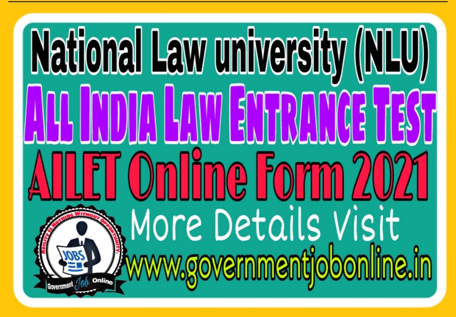 AILET Online Form 2021