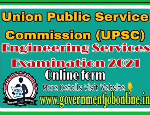 UPSC ESE Online Form 2021 Apply Now Fast
