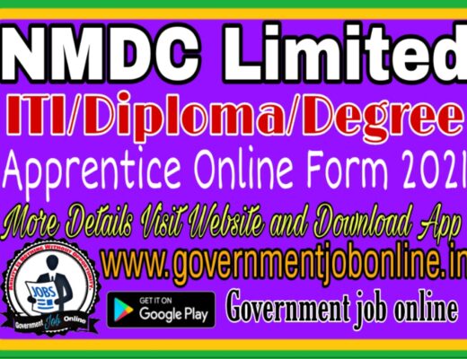 NMDC Apprentice Online Form 2021