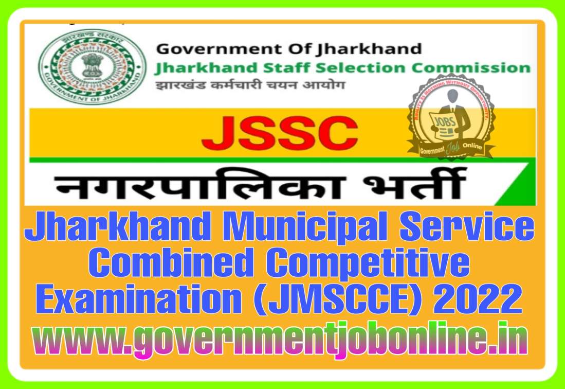 Jharkhand JSSC Municipal Service Recruitment 2023 For 921 Post