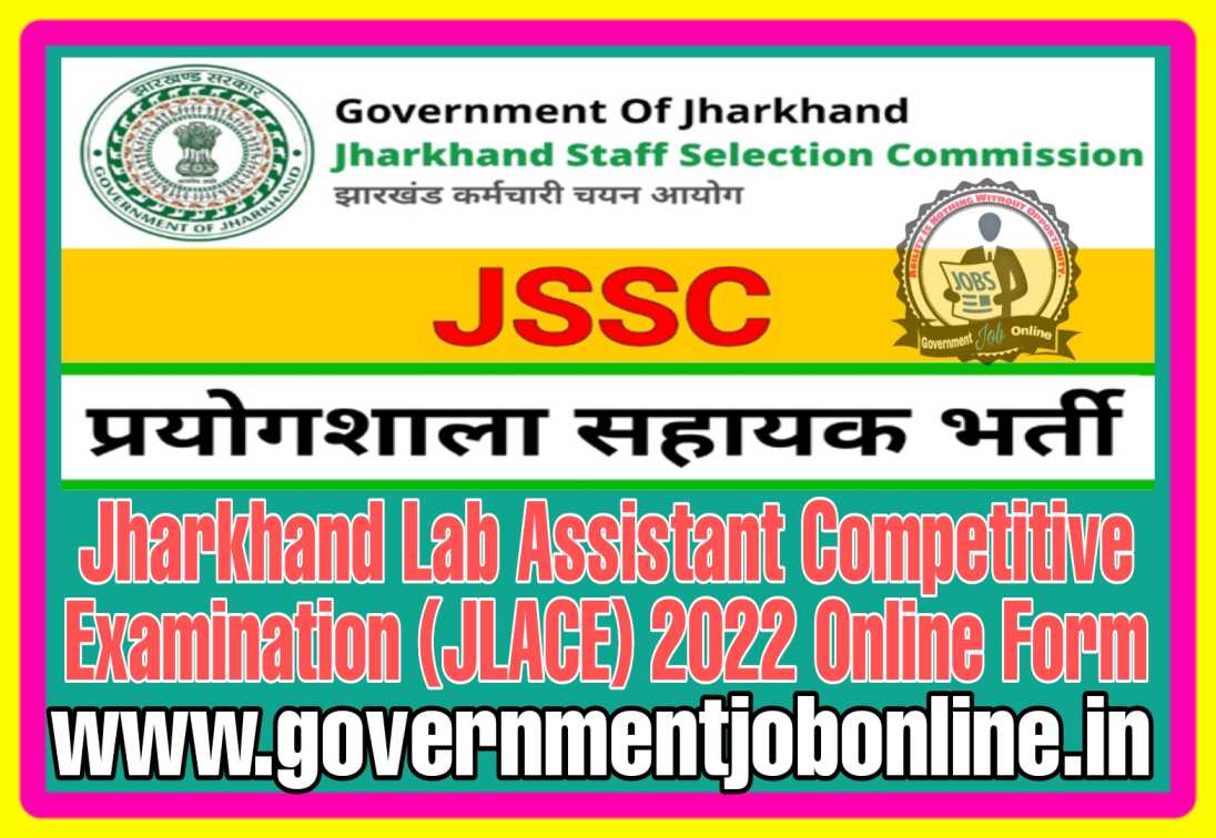 Jharkhand JSSC Lab Assistant Recruitment 2022