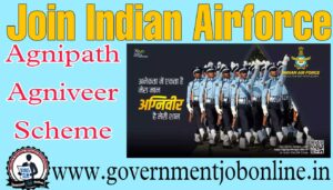 Airforce Agniveer Intake 01/2024 Apply Online Form