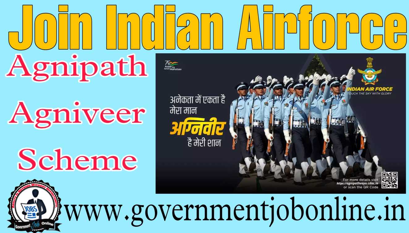 Indian Airforce Agniveer Vayu 01/2023 Online Form