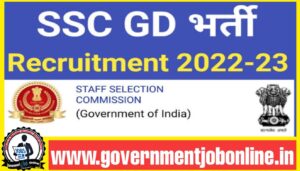 SSC GD Constable 2022 Online Form For 24369 Post Apply Now