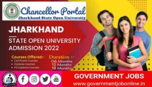 Jharkhand State Open University Admission 2022 Apply Now