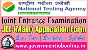 NTA JEEMAIN January2024 Admission Online Form NTA JEEMAIN 2023 Admission Online Form, NTA JEEMAIN January 2024 Online Form