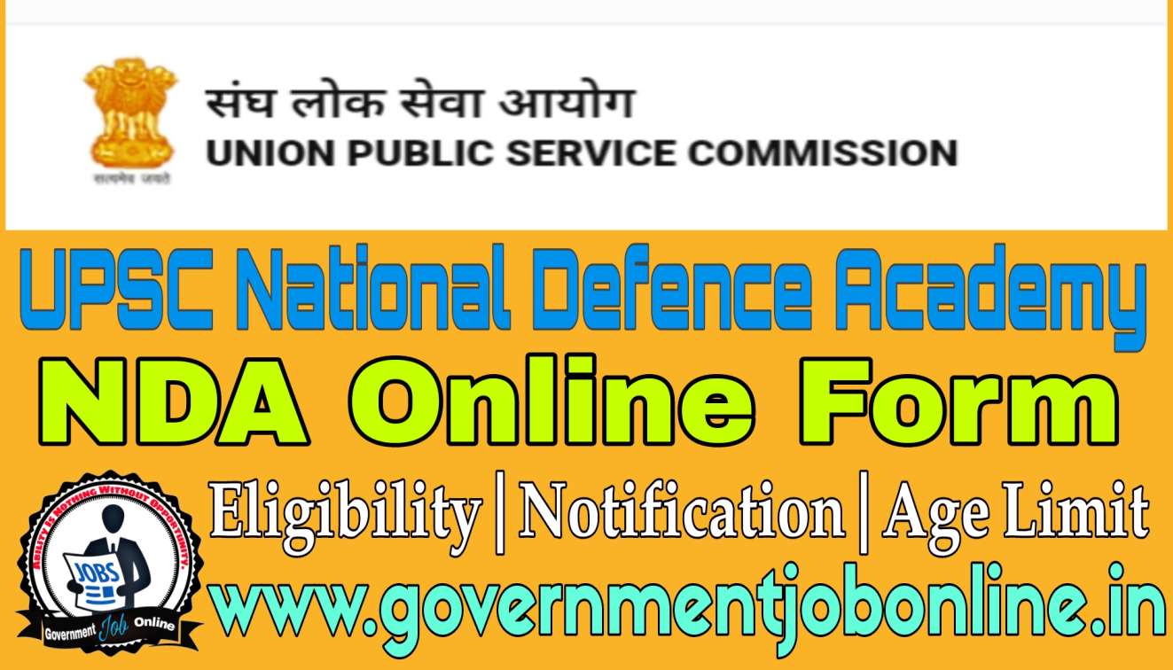 UPSC NDA I 2024 Online Form For 400 Post | Notifiation