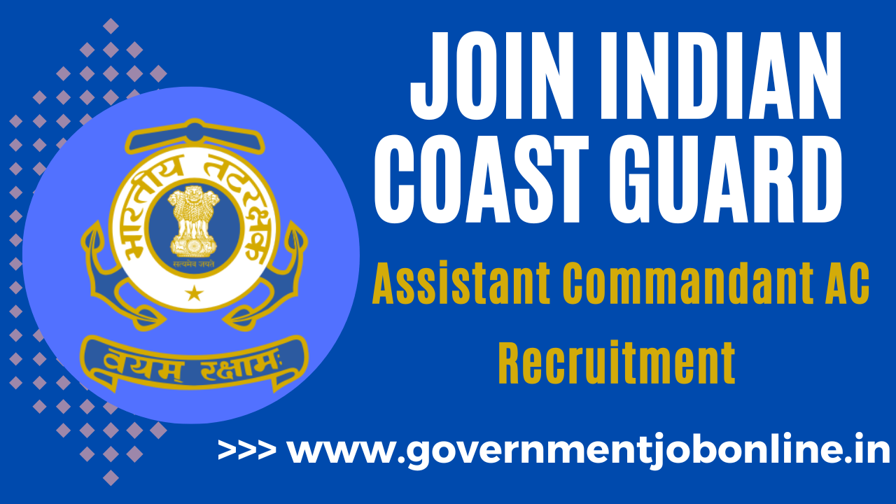 Indian Coast Guard AC 02/2024 Online Form | Notification