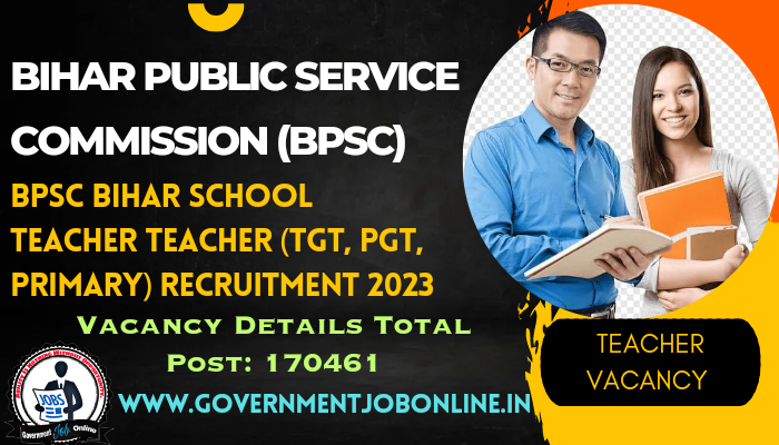 Bihar BPSC School Teacher 2023 Recruitment Online Form